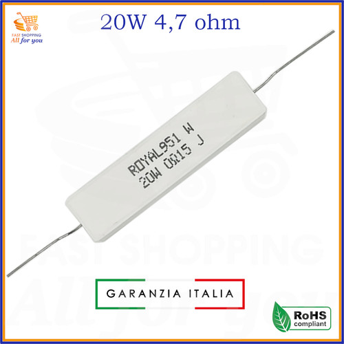 Resistenze 20w watt - resistenze,