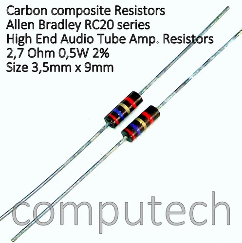 Pezzi ohm 5w 2 - 2,7, 0,5w