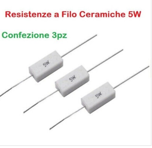 3pz resistenza ohm 5w - 3pz,
